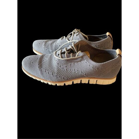 Cole Haan Mens blue GreyZerogrand Stitchlite Wingtip Oxford Shoes Size 10 main image 8